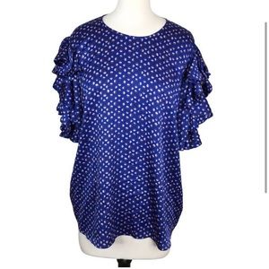 Kate Spade Geo Dot Satin top ♠️